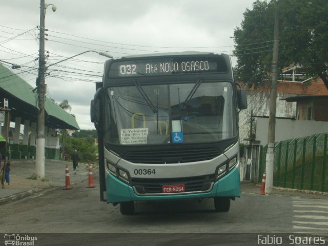 Auto Viação Urubupungá 00364 na cidade de Osasco, São Paulo, Brasil, por Fabio  Soares. Número da foto: #5742902.