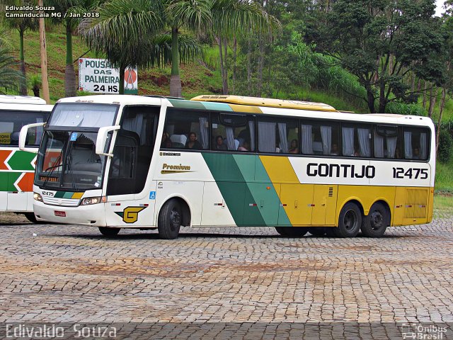 Empresa Gontijo de Transportes 12475 na cidade de Camanducaia, Minas Gerais, Brasil, por Edivaldo Aparecido de Souza . ID da foto: 5743367.