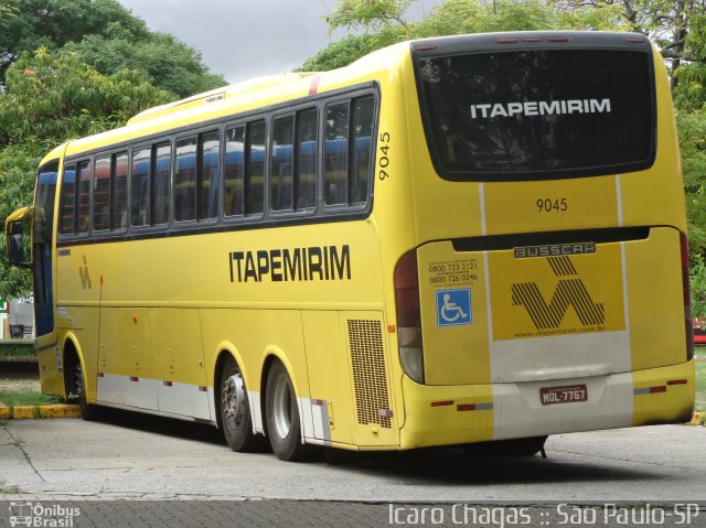 Viação Itapemirim 9045 na cidade de São Paulo, São Paulo, Brasil, por Ícaro Chagas. Número da foto: #5743619.