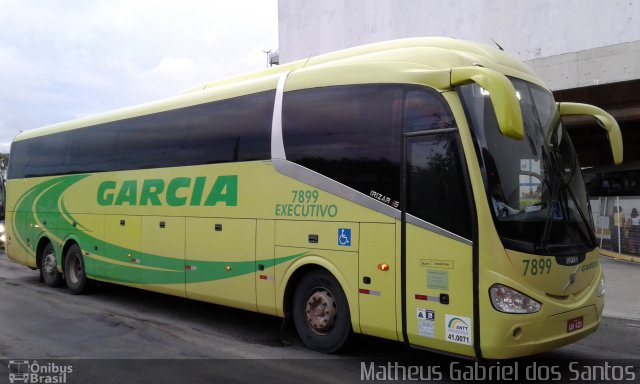 Viação Garcia 7899 na cidade de Campinas, São Paulo, Brasil, por Matheus Gabriel dos Santos. ID da foto: 5742857.