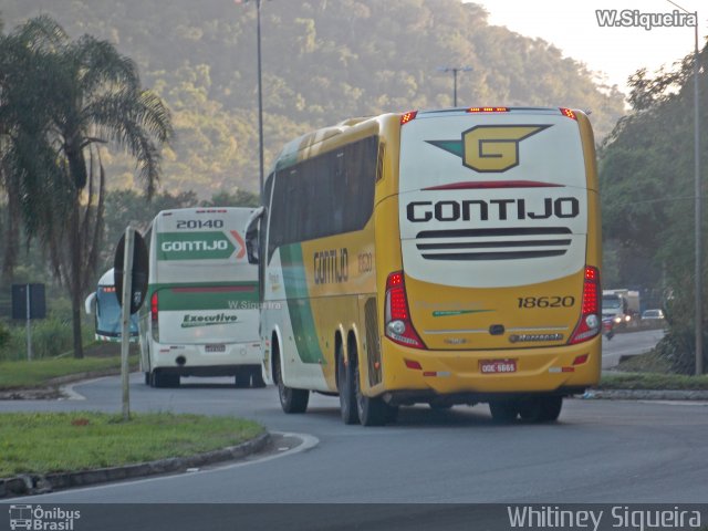 Empresa Gontijo de Transportes 18620 na cidade de Viana, Espírito Santo, Brasil, por Whitiney Siqueira. Número da foto: #5744675.