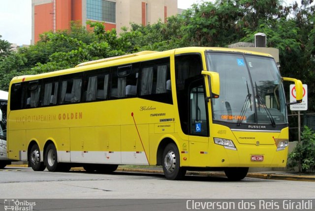 Viação Itapemirim 48111 na cidade de São Paulo, São Paulo, Brasil, por Cleverson dos Reis Giraldi. ID da foto: 5745491.