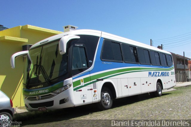 Transportes Mazzardo 2810 na cidade de Tramandaí, Rio Grande do Sul, Brasil, por Daniel Espindola Dorneles. ID da foto: 5745694.