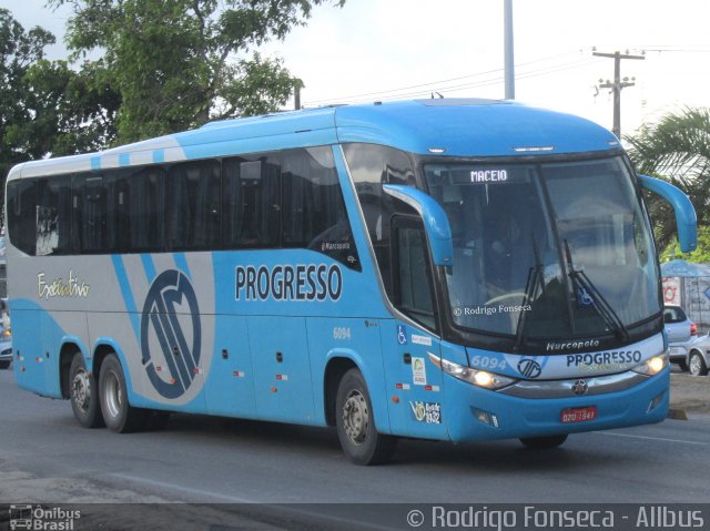 Auto Viação Progresso 6094 na cidade de Maceió, Alagoas, Brasil, por Rodrigo Fonseca. ID da foto: 5745401.