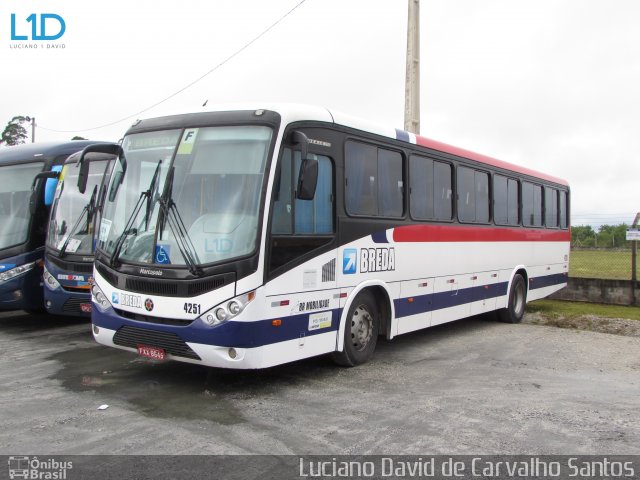 Breda Transportes e Serviços 4251 na cidade de São Bernardo do Campo, São Paulo, Brasil, por Luciano David de Carvalho Santos. ID da foto: 5746377.