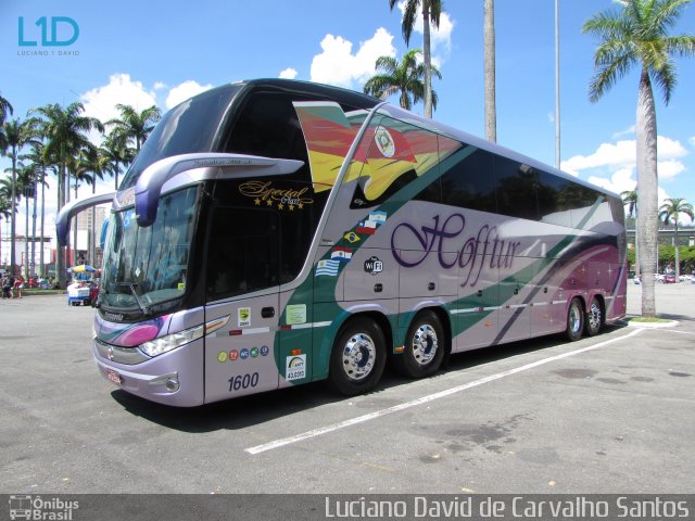 Hofftur Transportes e Turismo 1600 na cidade de Aparecida, São Paulo, Brasil, por Luciano David de Carvalho Santos. Número da foto: #5746291.