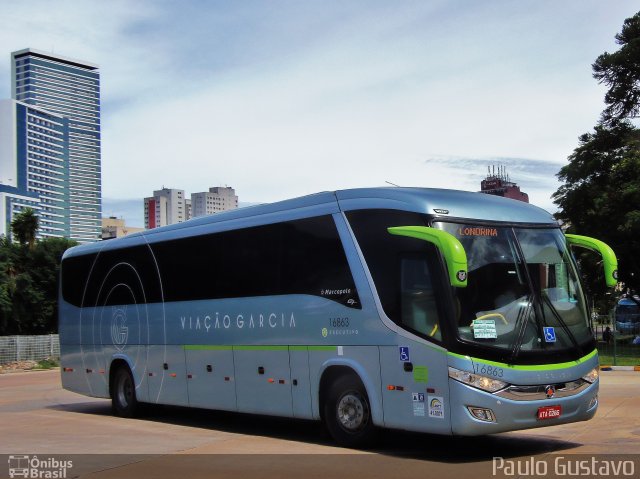Viação Garcia 16863 na cidade de Curitiba, Paraná, Brasil, por Paulo Gustavo. Número da foto: #5748350.
