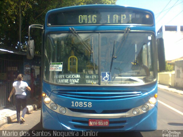 Concessionária Salvador Norte - CSN Transportes 10858 na cidade de Salvador, Bahia, Brasil, por Mario dos Santos Nogueira Junior. Número da foto: #5747407.