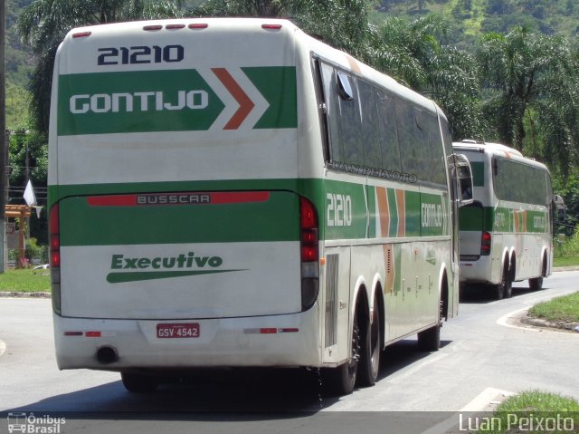 Empresa Gontijo de Transportes 21210 na cidade de Viana, Espírito Santo, Brasil, por Luan Peixoto. ID da foto: 5747686.