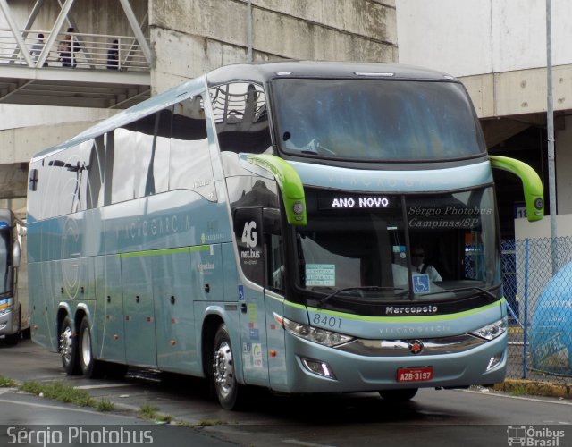Viação Garcia 8401 na cidade de Campinas, São Paulo, Brasil, por Sérgio de Sousa Elias. Número da foto: #5747840.