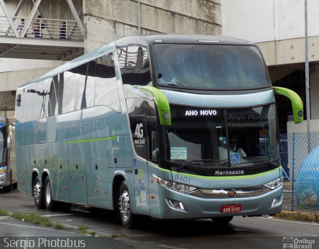 Viação Garcia 8401 na cidade de Campinas, São Paulo, Brasil, por Sérgio de Sousa Elias. ID da foto: 5747840.