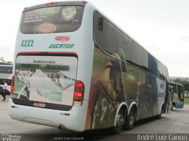 Eucatur - Empresa União Cascavel de Transportes e Turismo 4222 na cidade de Goiânia, Goiás, Brasil, por André Luiz Canon. Número da foto: #5748566.