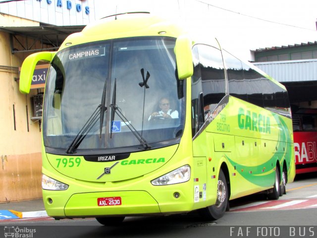 Viação Garcia 7959 na cidade de Sorocaba, São Paulo, Brasil, por Flavio Alberto Fernandes. Número da foto: #5748440.