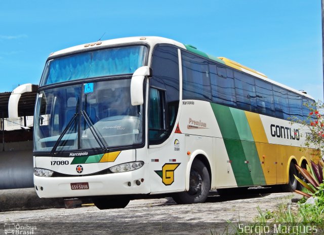 Empresa Gontijo de Transportes 17080 na cidade de Aracaju, Sergipe, Brasil, por Sergio Marques . Número da foto: #5748827.