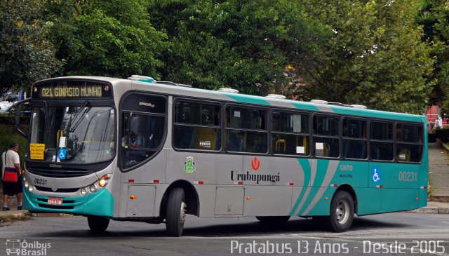 Auto Viação Urubupungá 00231 na cidade de Osasco, São Paulo, Brasil, por Cristiano Soares da Silva. ID da foto: 5747775.