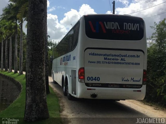 Vida Nova Turismo 0040 na cidade de Boca da Mata, Alagoas, Brasil, por Matheus  Nascimento. Número da foto: #5749310.