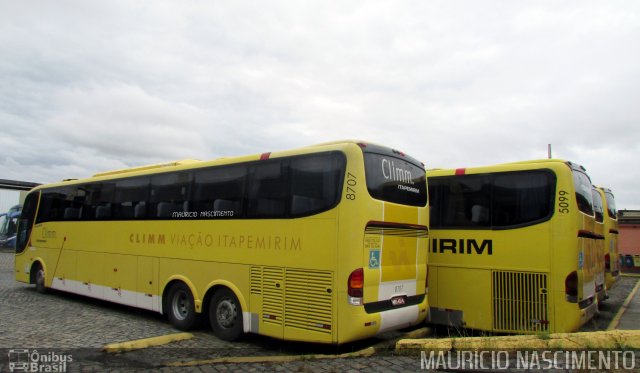Viação Itapemirim 8707 na cidade de Belo Horizonte, Minas Gerais, Brasil, por Maurício Nascimento. Número da foto: #5750085.