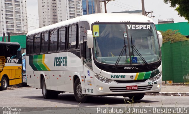 Vesper Transportes 10716 na cidade de São Paulo, São Paulo, Brasil, por Cristiano Soares da Silva. ID da foto: 5747944.