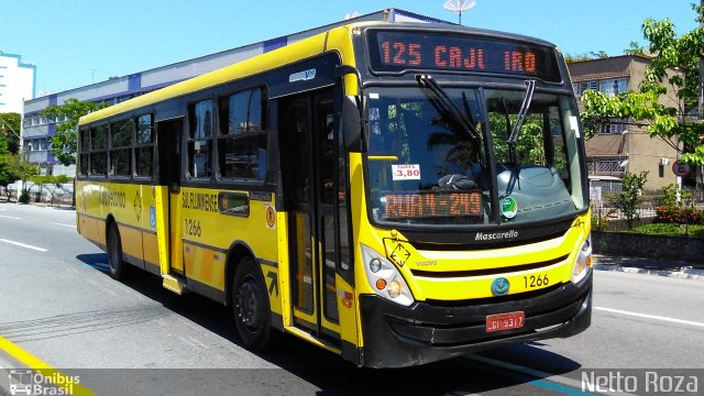 Viação Sul Fluminense 1266 na cidade de Valença, Rio de Janeiro, Brasil, por Nestor dos Santos Roza. ID da foto: 5749707.