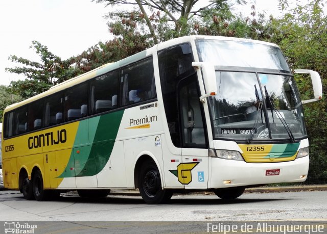 Empresa Gontijo de Transportes 12355 na cidade de São Paulo, São Paulo, Brasil, por Felipe Pessoa de Albuquerque. ID da foto: 5747991.