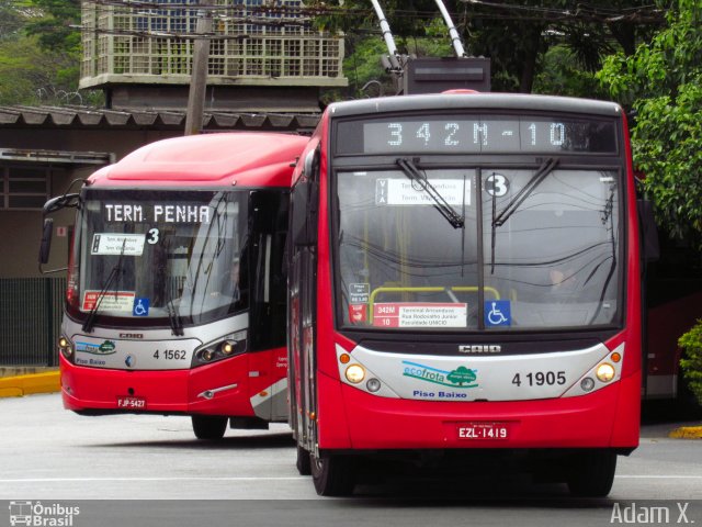 Himalaia Transportes > Ambiental Transportes Urbanos 4 1905 na cidade de São Paulo, São Paulo, Brasil, por Adam Xavier Rodrigues Lima. ID da foto: 5747251.