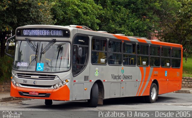 Viação Osasco 741 na cidade de Osasco, São Paulo, Brasil, por Cristiano Soares da Silva. ID da foto: 5747784.