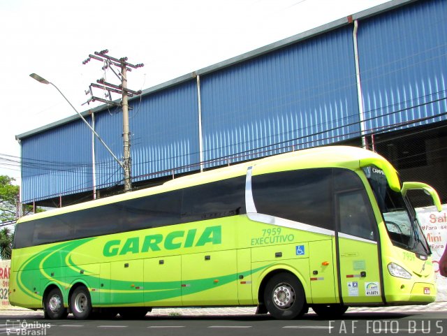 Viação Garcia 7959 na cidade de Sorocaba, São Paulo, Brasil, por Flavio Alberto Fernandes. ID da foto: 5748443.