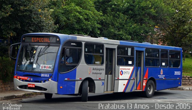 Auto Viação Urubupungá 20.553 na cidade de Osasco, São Paulo, Brasil, por Cristiano Soares da Silva. Número da foto: #5747857.