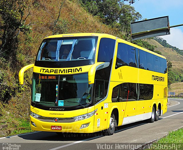 Viação Itapemirim 17507 na cidade de Petrópolis, Rio de Janeiro, Brasil, por Victor Henrique. Número da foto: #5753164.