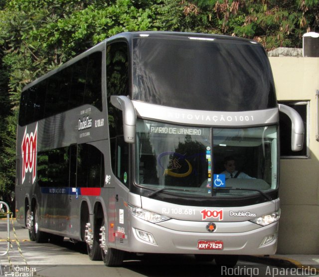 Auto Viação 1001 RJ 108.681 na cidade de São Paulo, São Paulo, Brasil, por Rodrigo  Aparecido. Número da foto: #5751951.
