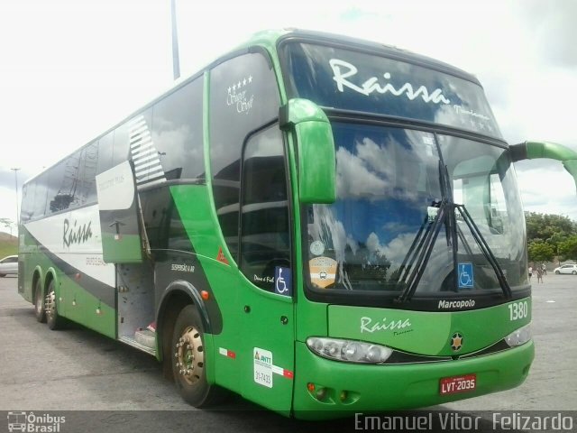 Raissa Turismo 1380 na cidade de Aparecida, São Paulo, Brasil, por Emanuel Vitor  Felizardo. Número da foto: #5751010.