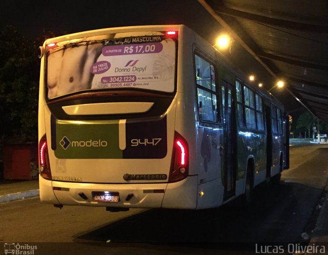 Viação Modelo 9447 na cidade de Aracaju, Sergipe, Brasil, por Lucas Oliveira. Número da foto: #5753530.