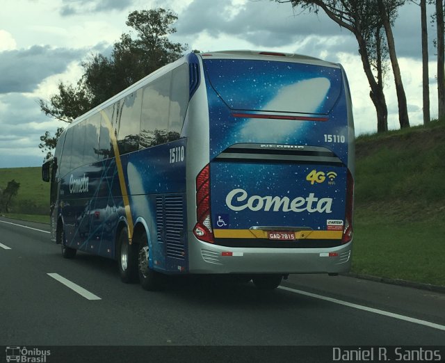 Viação Cometa 15110 na cidade de Aparecida, São Paulo, Brasil, por Daniel Rocha dos Santos. ID da foto: 5751582.