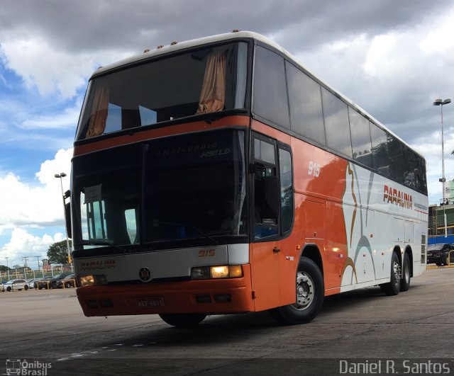 Viação Paraúna 915 na cidade de Goiânia, Goiás, Brasil, por Daniel Rocha dos Santos. ID da foto: 5752091.