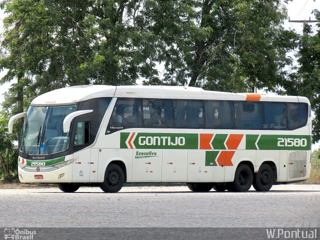 Empresa Gontijo de Transportes 21580 na cidade de Messias, Alagoas, Brasil, por Willian Pontual. Número da foto: #5753139.