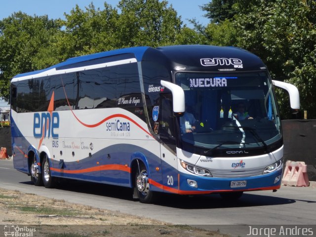Pullman Eme Bus 20 na cidade de , por Jorgeandres Jorge Andres. Número da foto: #5753433.