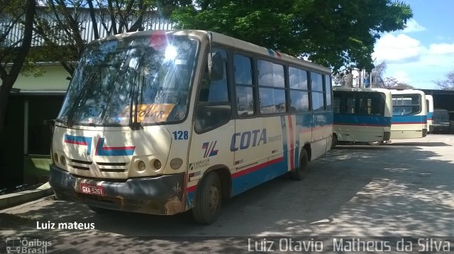 Viação Cota - Cota Transportes 128 na cidade de Matozinhos, Minas Gerais, Brasil, por Luiz Otavio Matheus da Silva. ID da foto: 5752128.