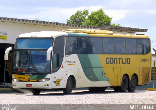 Empresa Gontijo de Transportes 14980 na cidade de Messias, Alagoas, Brasil, por Willian Pontual. Número da foto: #5753103.
