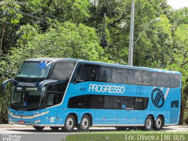 Auto Viação Progresso 6147 na cidade de Recife, Pernambuco, Brasil, por Eric Oliveira. ID da foto: 5750534.