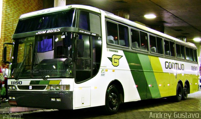 Empresa Gontijo de Transportes 11190 na cidade de Belo Horizonte, Minas Gerais, Brasil, por Andrey Gustavo. ID da foto: 5709624.