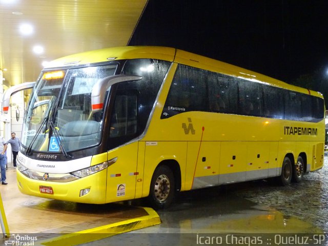 Viação Itapemirim 60811 na cidade de Queluz, São Paulo, Brasil, por Ícaro Chagas. ID da foto: 5710025.