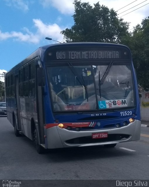 Viação Pirajuçara 11.529 na cidade de Taboão da Serra, São Paulo, Brasil, por Diego da Silva Teixeira. ID da foto: 5708868.