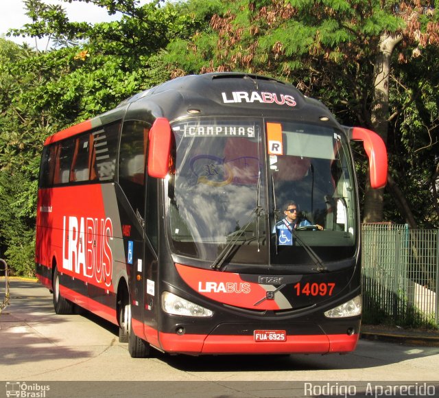 Lirabus 14097 na cidade de São Paulo, São Paulo, Brasil, por Rodrigo  Aparecido. Número da foto: #5754648.