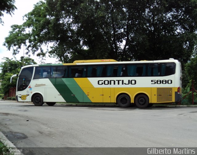 Empresa Gontijo de Transportes 5880 na cidade de Vitória, Espírito Santo, Brasil, por Gilberto Martins. ID da foto: 5755063.