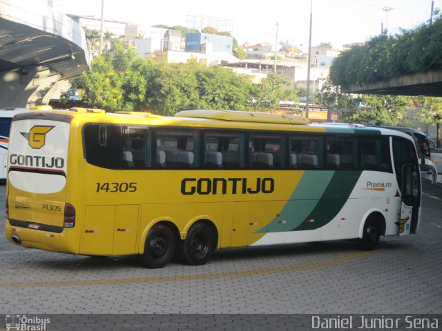 Empresa Gontijo de Transportes 14305 na cidade de Belo Horizonte, Minas Gerais, Brasil, por Daniel Junior Sena. Número da foto: #5753998.