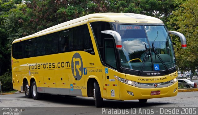 RodeRotas - Rotas de Viação do Triângulo 7714 na cidade de São Paulo, São Paulo, Brasil, por Cristiano Soares da Silva. ID da foto: 5754763.