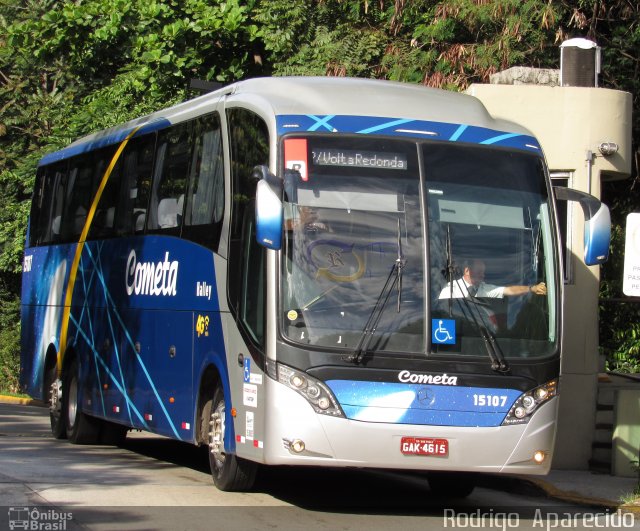 Viação Cometa 15107 na cidade de São Paulo, São Paulo, Brasil, por Rodrigo  Aparecido. Número da foto: #5754630.