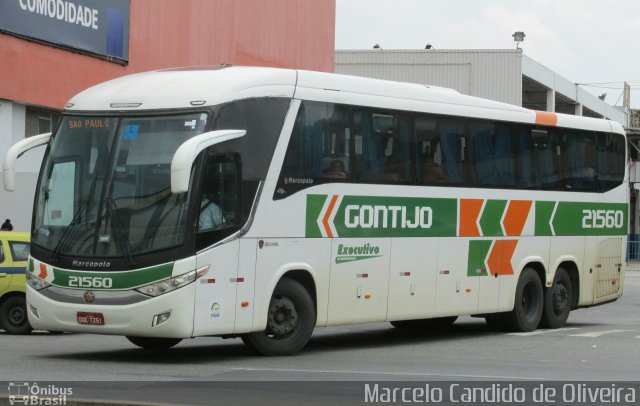 Empresa Gontijo de Transportes 21560 na cidade de Rio de Janeiro, Rio de Janeiro, Brasil, por Marcelo Candido de Oliveira. Número da foto: #5753939.