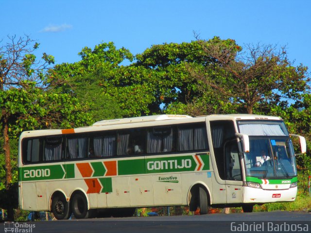 Empresa Gontijo de Transportes 20010 na cidade de Montes Claros, Minas Gerais, Brasil, por Gabriel Barbosa. ID da foto: 5754430.