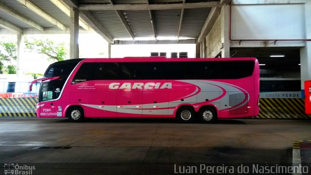 Viação Garcia 7289 na cidade de Rio de Janeiro, Rio de Janeiro, Brasil, por Luan Pereira do Nascimento. Número da foto: #5755590.